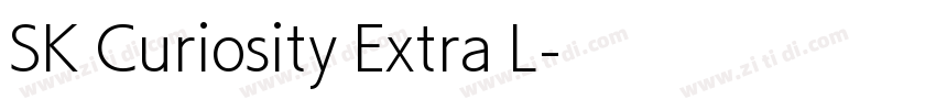 SK Curiosity Extra L字体转换